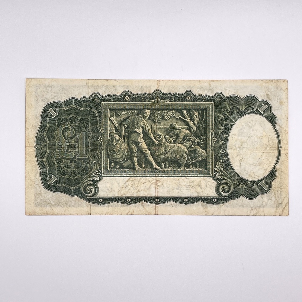 1952 Commonwealth of Australia One Pound Banknote Collectible - Picture 5 of 8